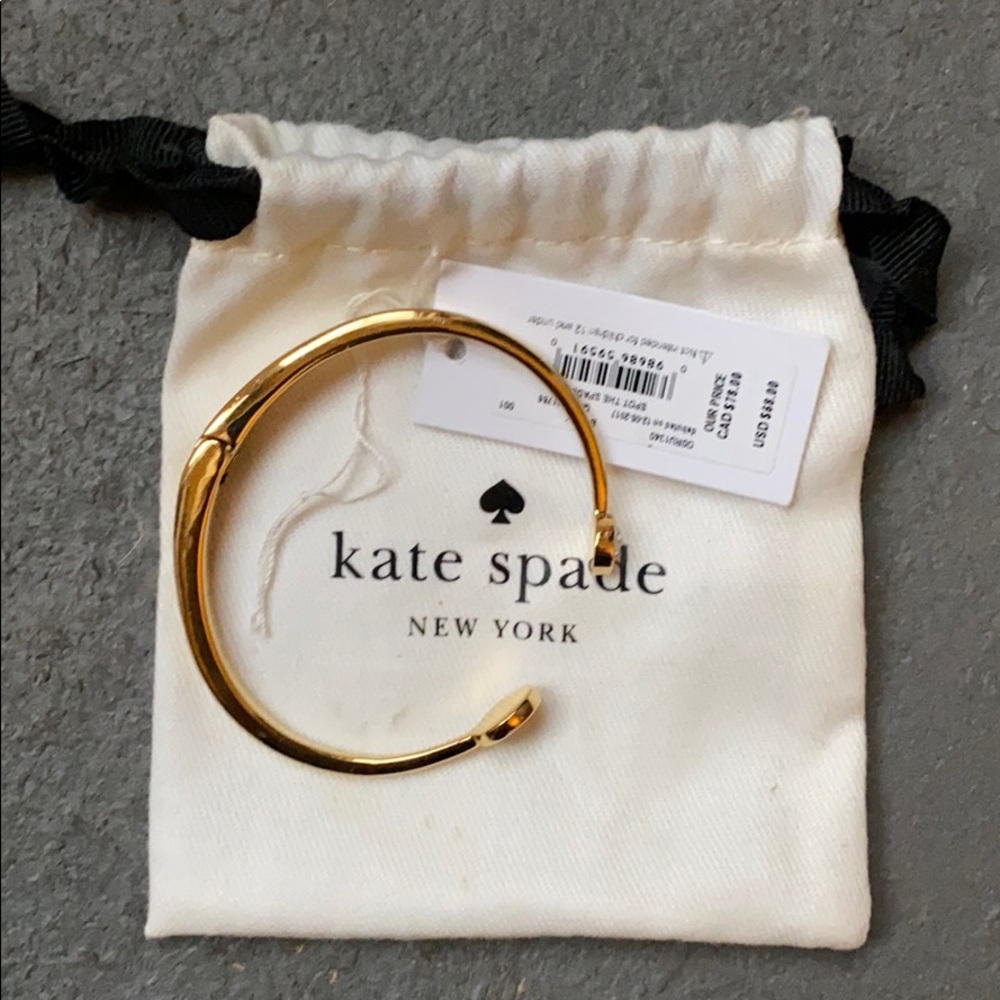 Kate Spade gold bracelet